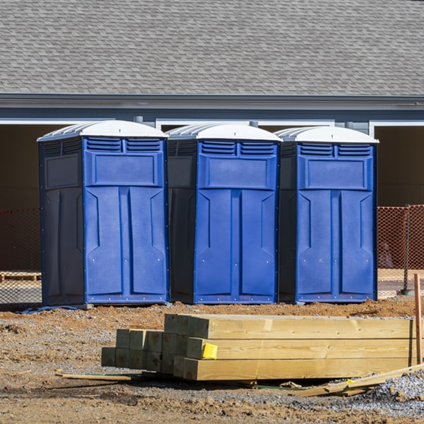 what is the expected delivery and pickup timeframe for the porta potties in Beatrice